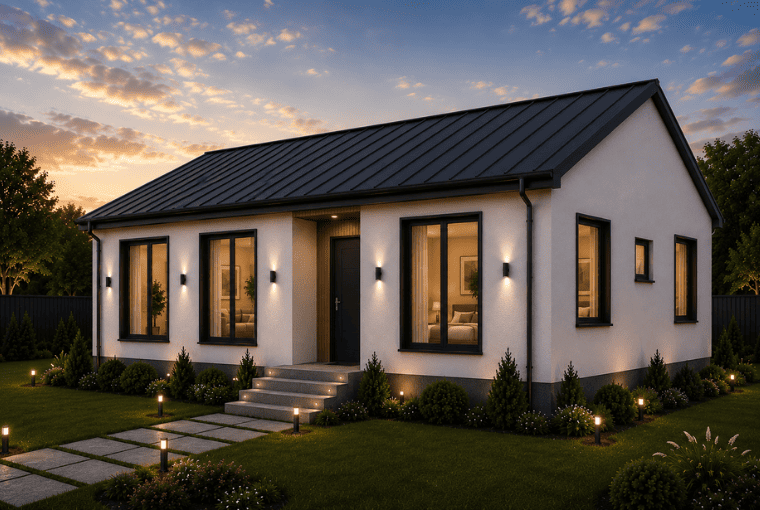 115 m² Hafif Çelik Prefabrik Ev