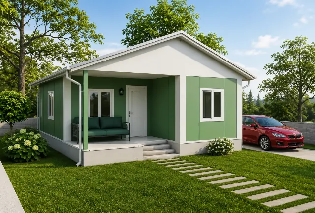 PE001 - 2+1 49 m² Prefabrik Ev