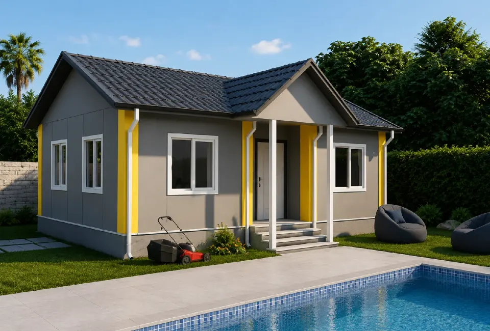 PE004 - 2+1 52 m² Prefabrik Ev
