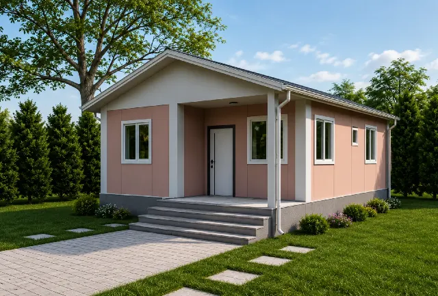 PE005 - 2+1 55 m² Prefabrik Ev