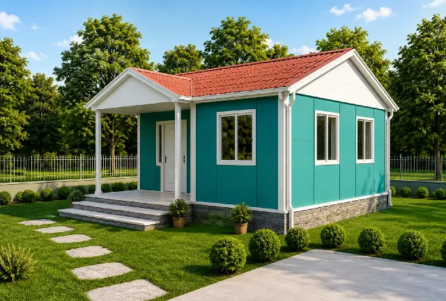 PE002 - 2+0 49 m² Prefabrik Ev