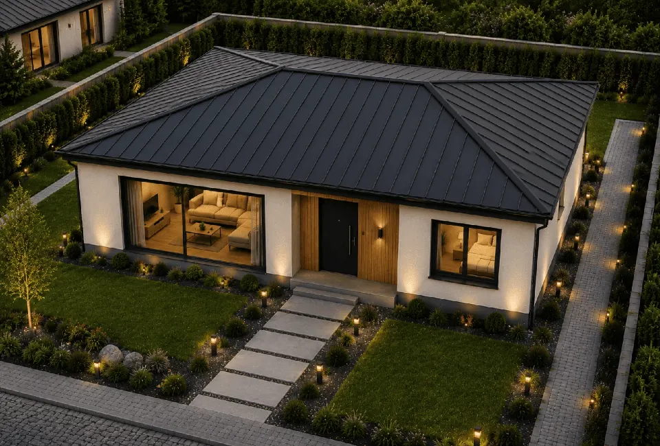 HCE-105 | 105m² Hafif Çelik Prefabrik Ev