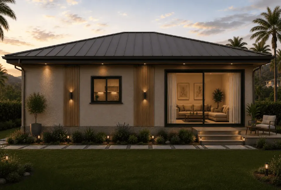 HCE-075 | 75m² Hafif Çelik Prefabrik Ev