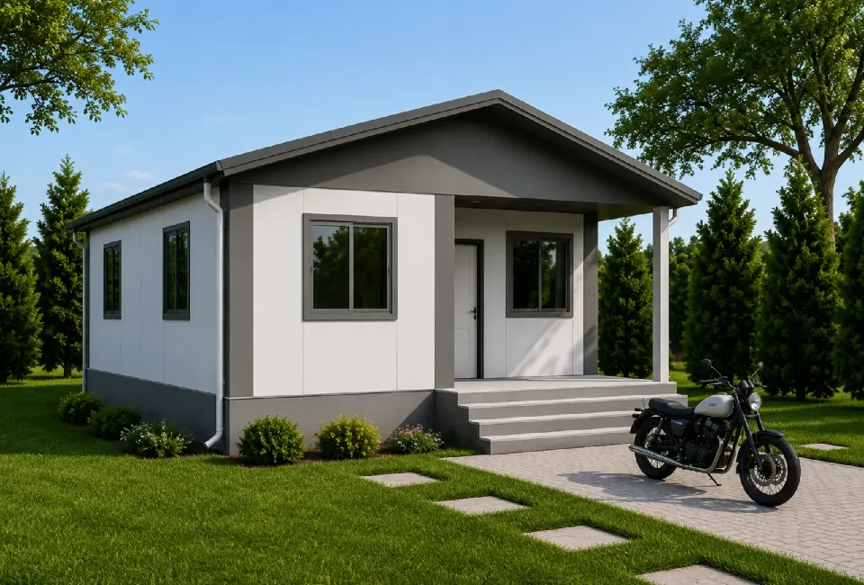 PE005 - 2+1 55 m² Prefabrik Ev