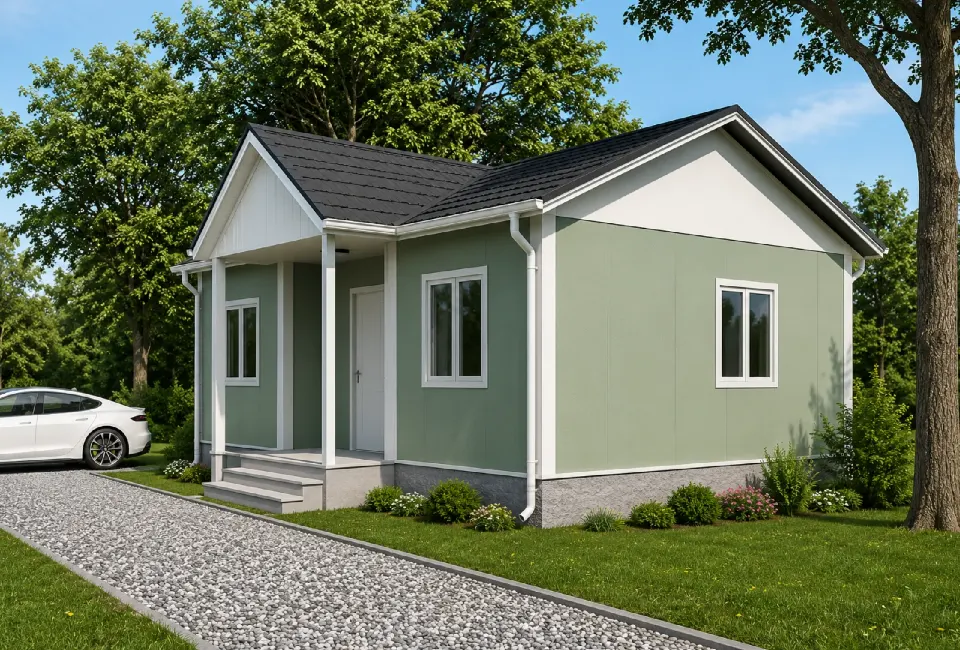 PE004 - 2+1 52 m² Prefabrik Ev
