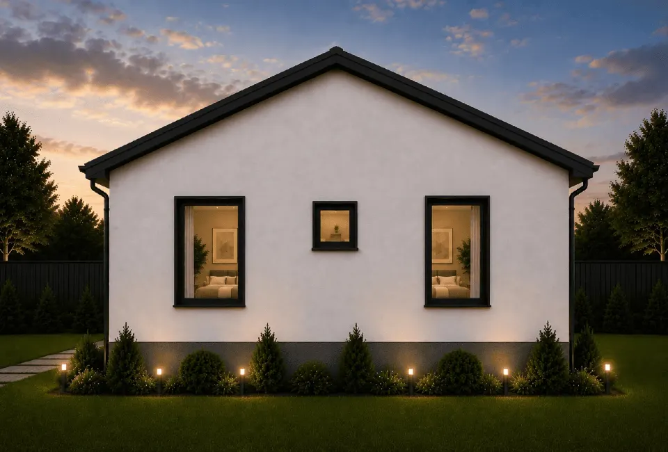 HCE-115 | 115m² Hafif Çelik Prefabrik Ev