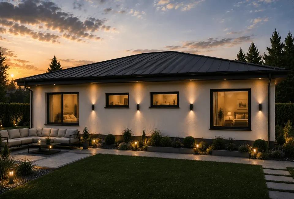 HCE-105 | 105m² Hafif Çelik Prefabrik Ev